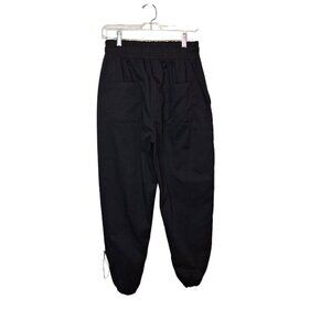 boohoo Womens Size US 10 Trousers Pocket Toggle Detail Cargo Black  Street Style